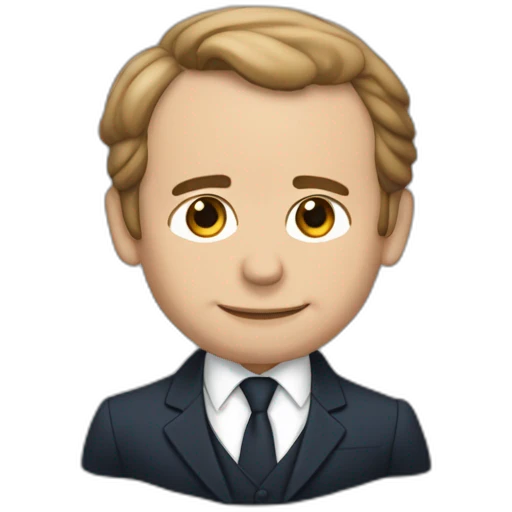 macron qui fait un doigt d’honneur emoji