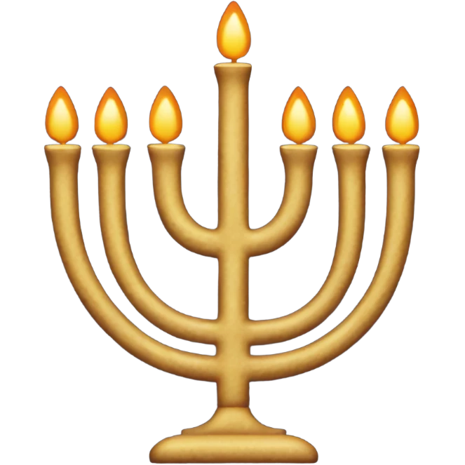 Jewish Menorah  emoji