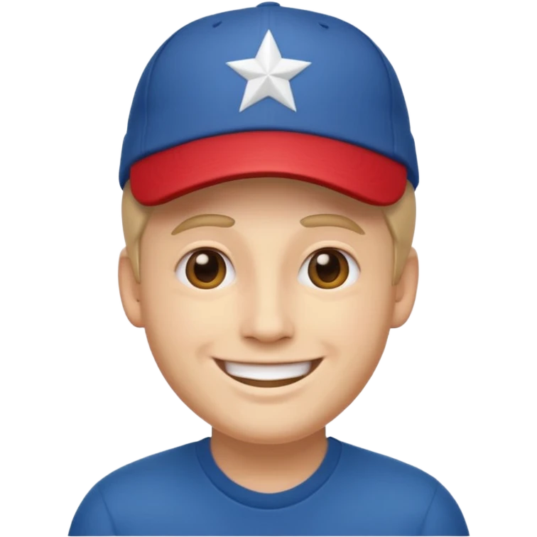 White guy in maga cap emoji emoji