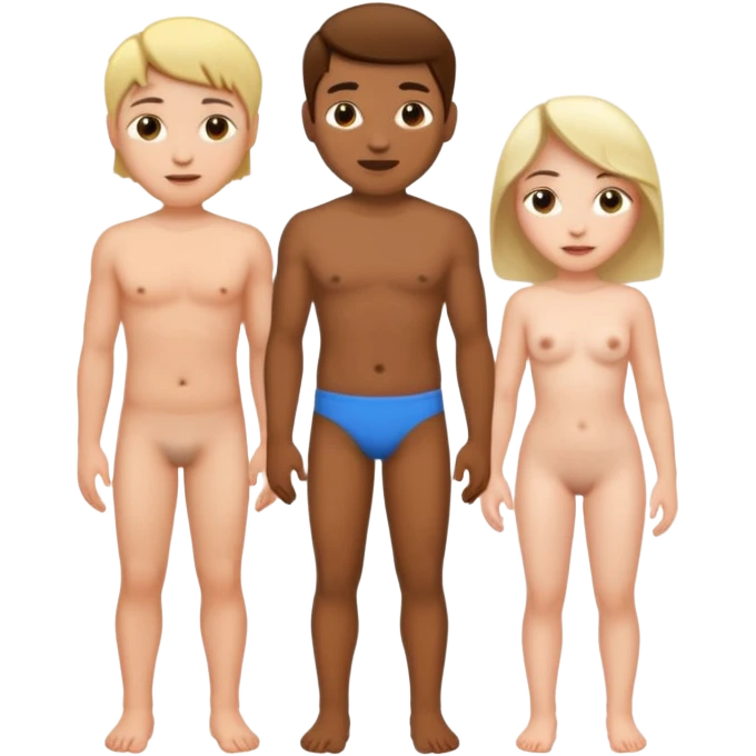 threesome emoji semi naked  emoji
