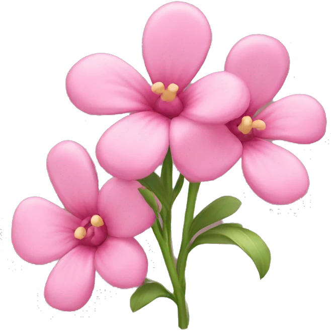 Flowers pink  emoji