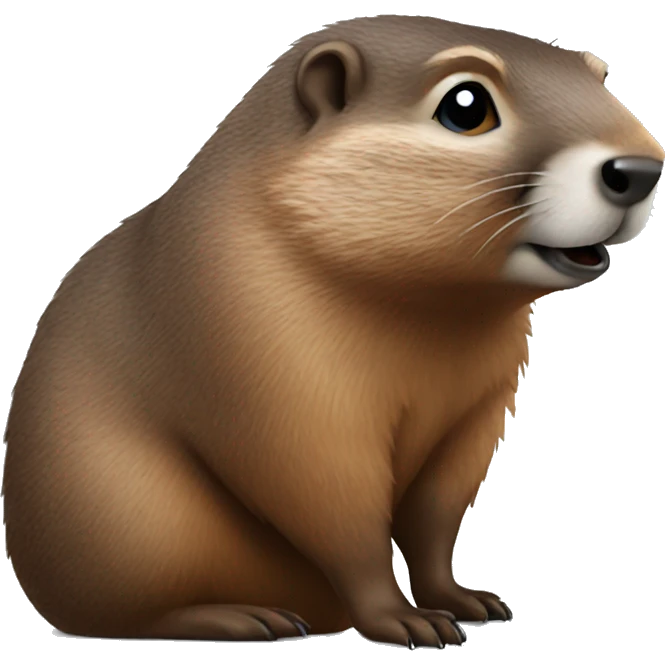 Groundhog emoji