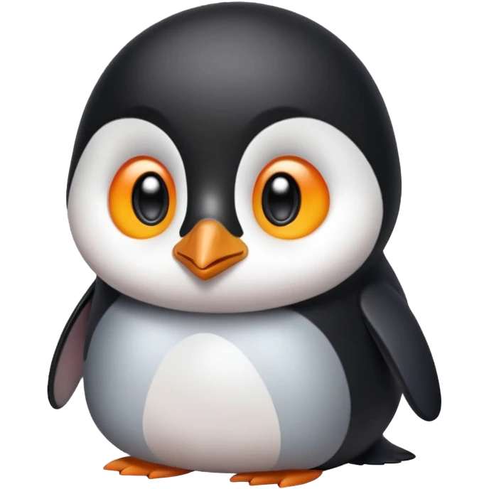 Sad emoji penguin begging giant lovely eyes cute emoji