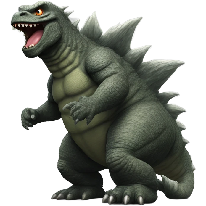 Godzilla with Giant Butt Cheeks emoji