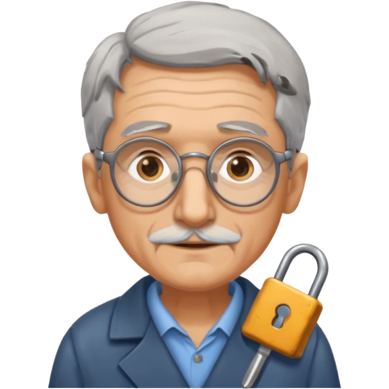 Old locksmith emoji