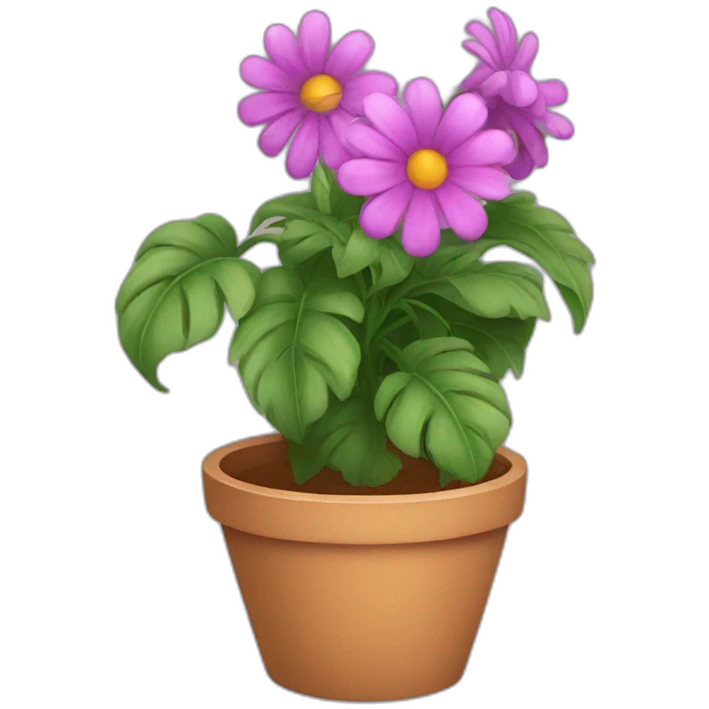 flower pot emoji