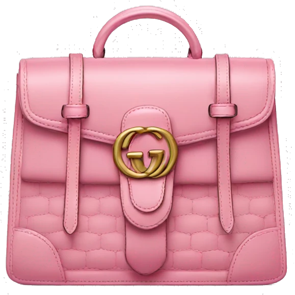Pink gucci bag emoji