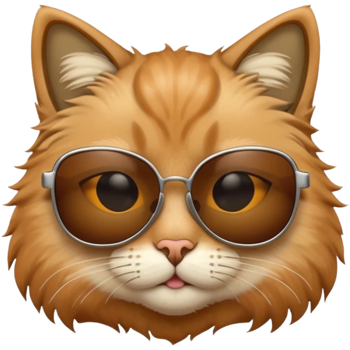 Cat wearing sunglasses emoji