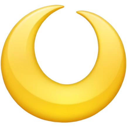 crescent moon emoji