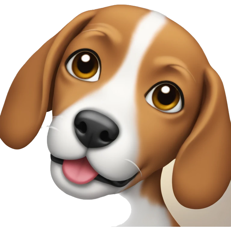 Cute beagle emoji