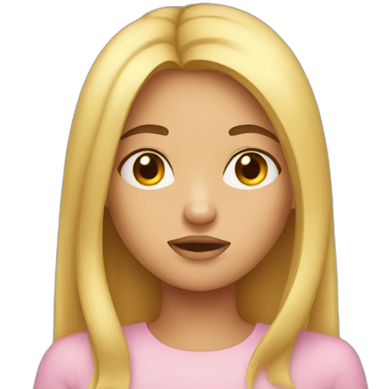 Girl being jealous  emoji