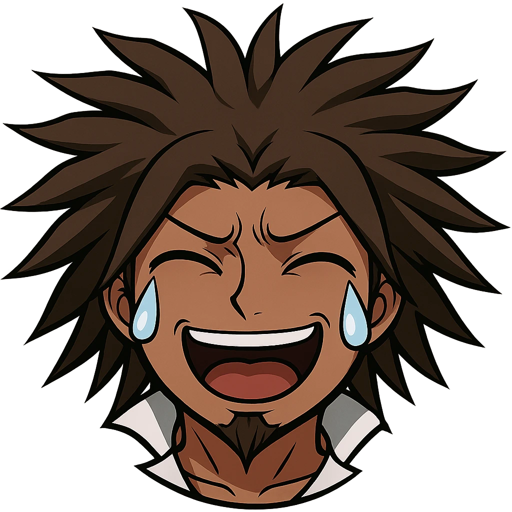 Danganronpa style emoji of Yasuhiro Hagakure emoji