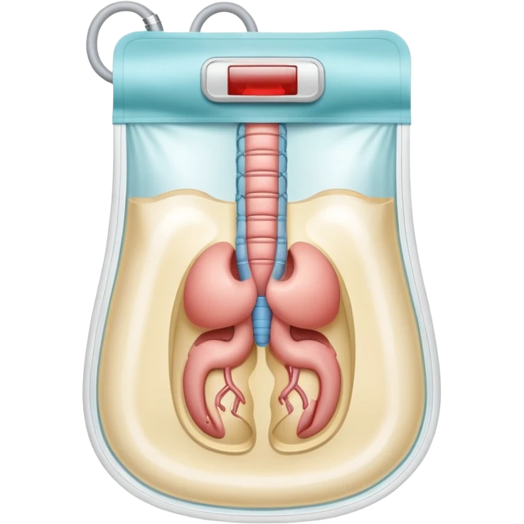 an ostomy bag for a artificial intestine emoji