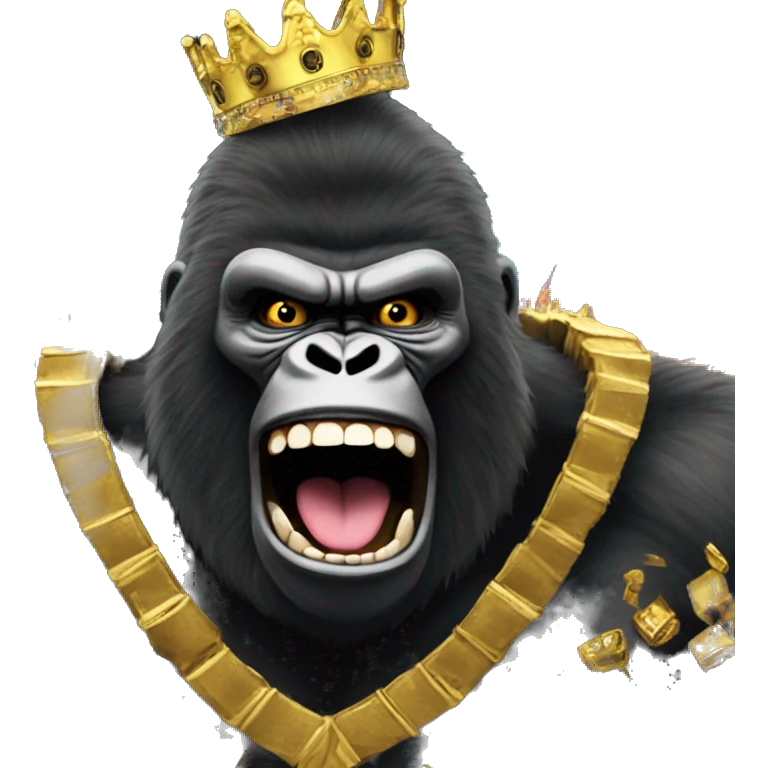 king kong at a rave emoji