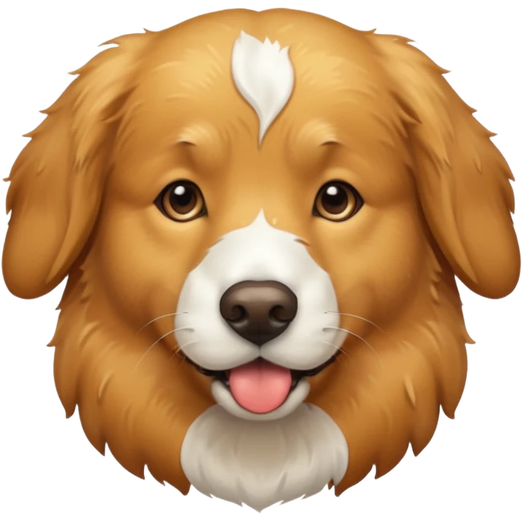 A dog emoji