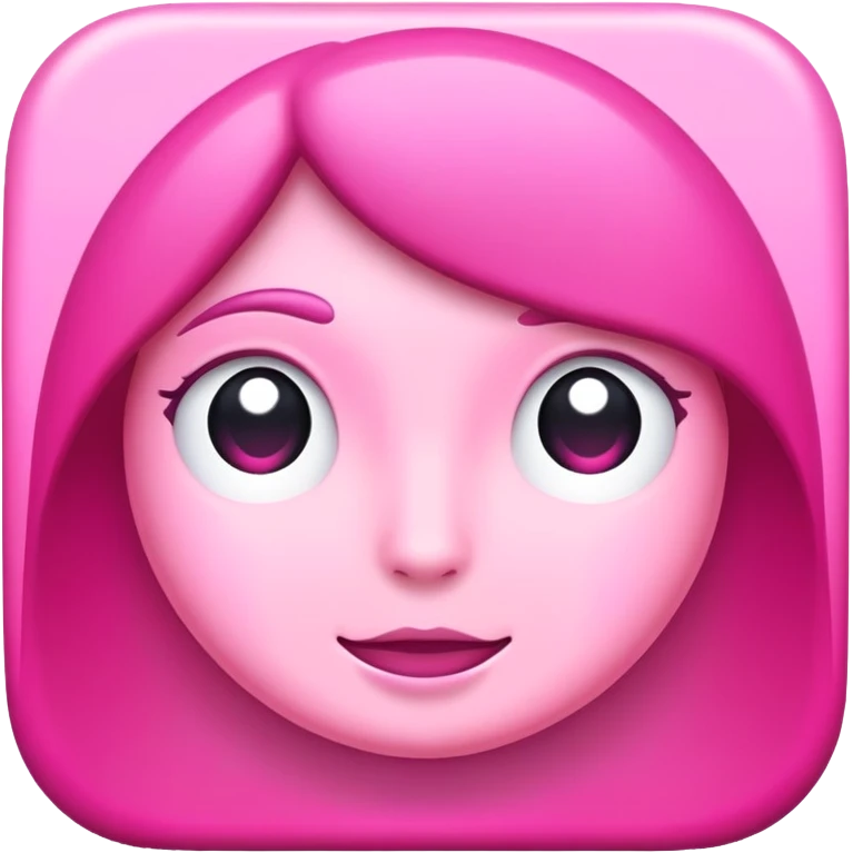 Pink emoji