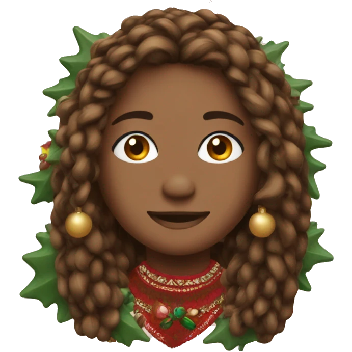 Boho Christmas emoji