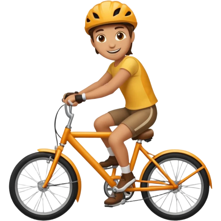 Penis riding a bike emoji