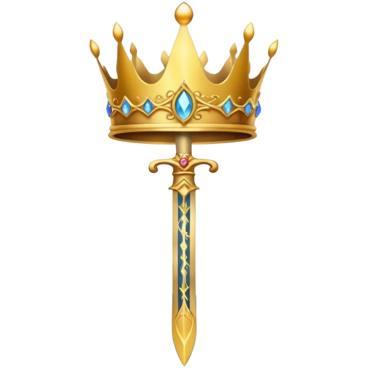 crown, magic(water, fire, earth, wind), sword emoji