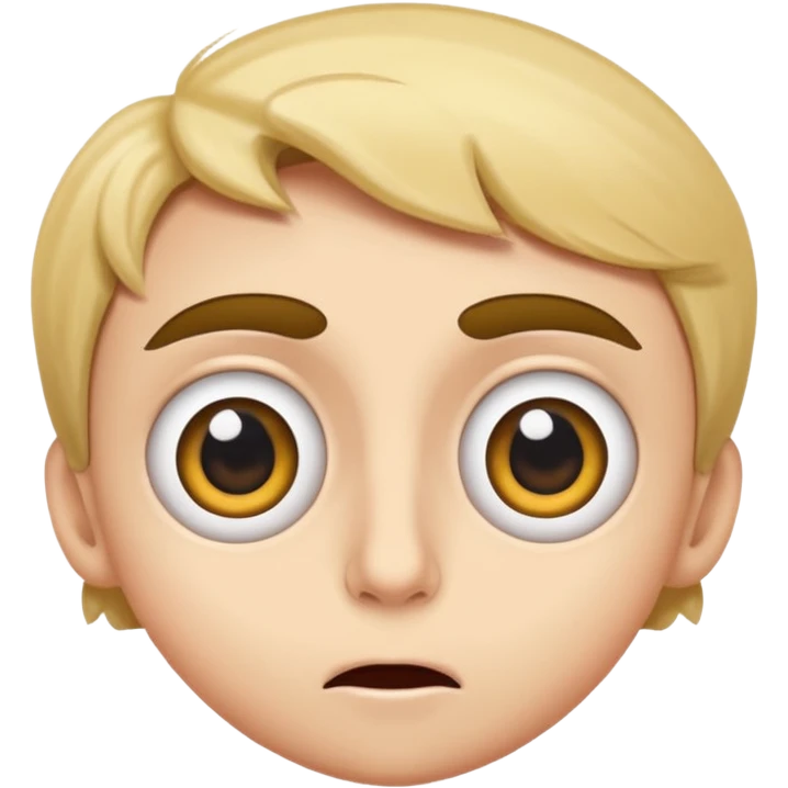Face looking to the side with wide eyes and low mouth with raised eyebrows (the viral face for this is a bad idea, but we’re totally gonna do it together anyway) emoji