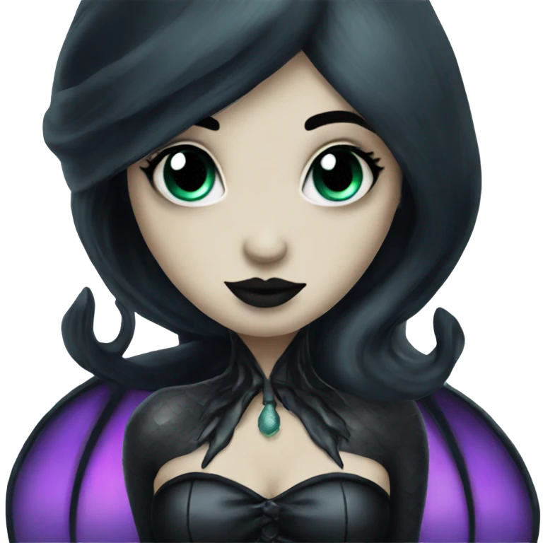 Goth Mermaid emoji