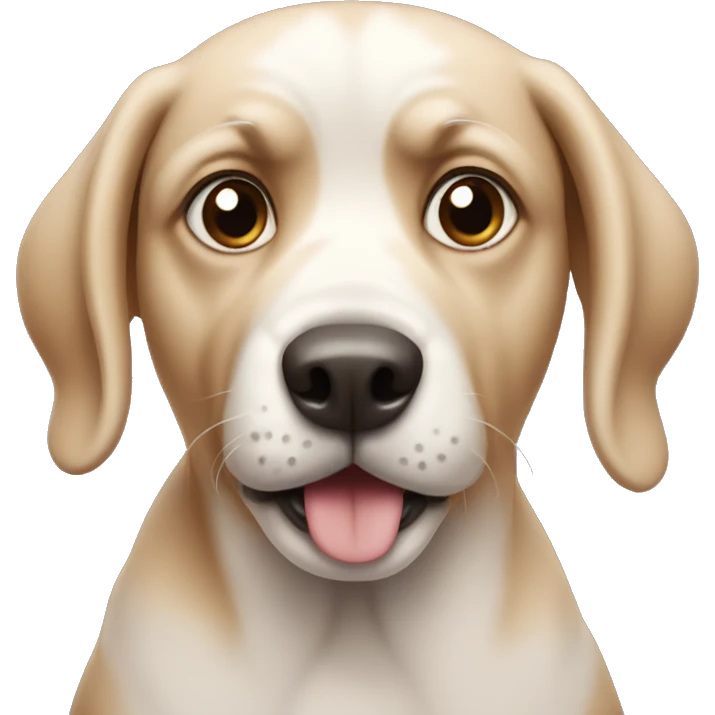 Confused dog emoji