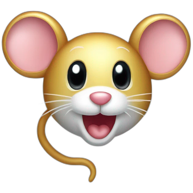 shiny mouse cursor emoji