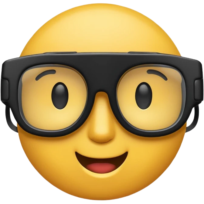 3d glasses emoji