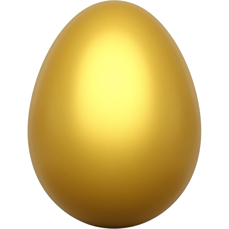 Golden egg emoji