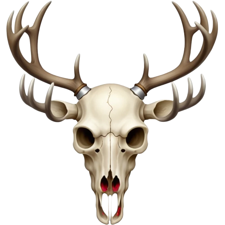 Deer skull emoji