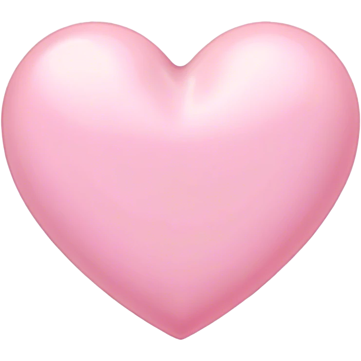 Corazón rosa pastel emoji
