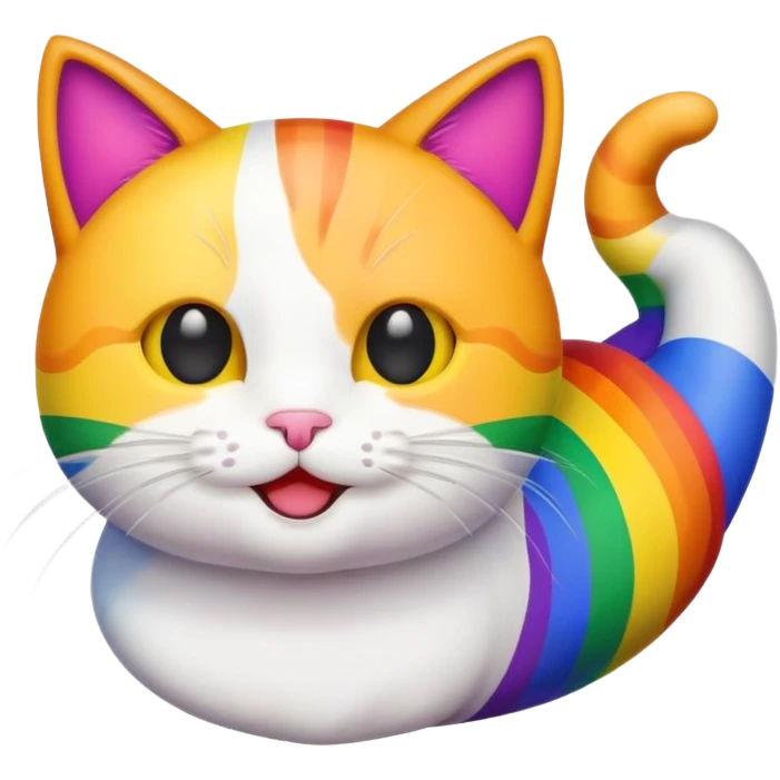 gay cat emoji