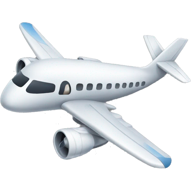 Airplane with cool desig emoji