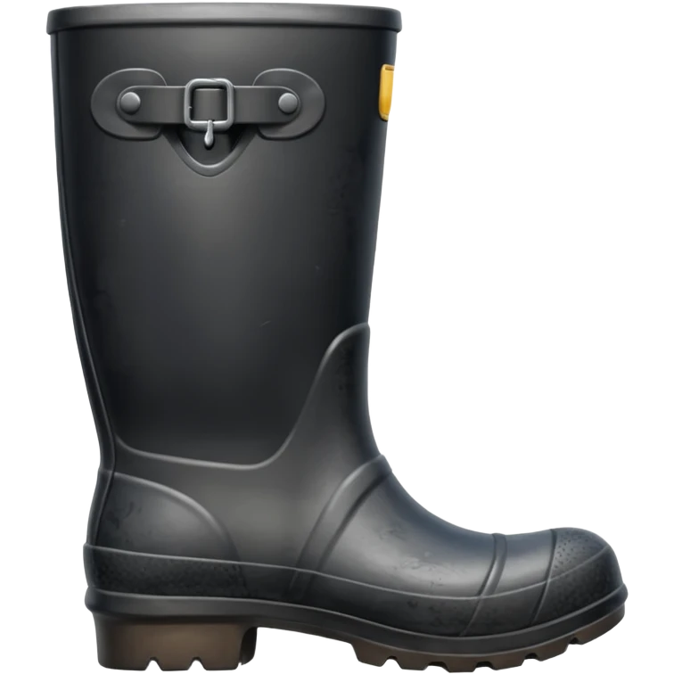 Black Gumboot emoji