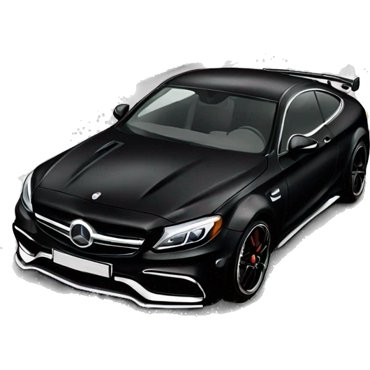 All black c63 amg emoji