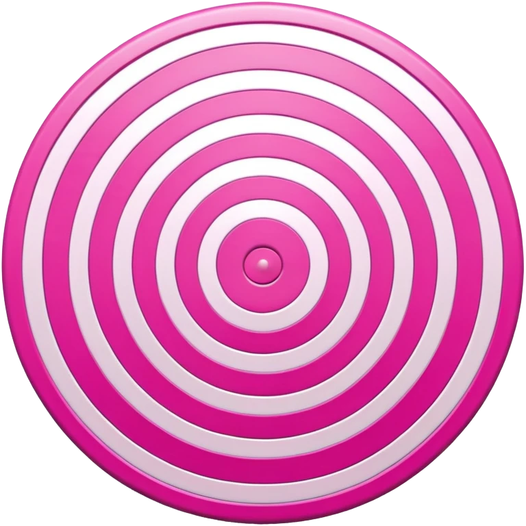 Gun Target in pink  emoji