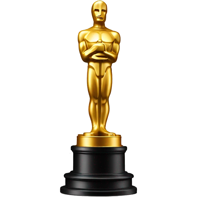 Oscar statuette emoji