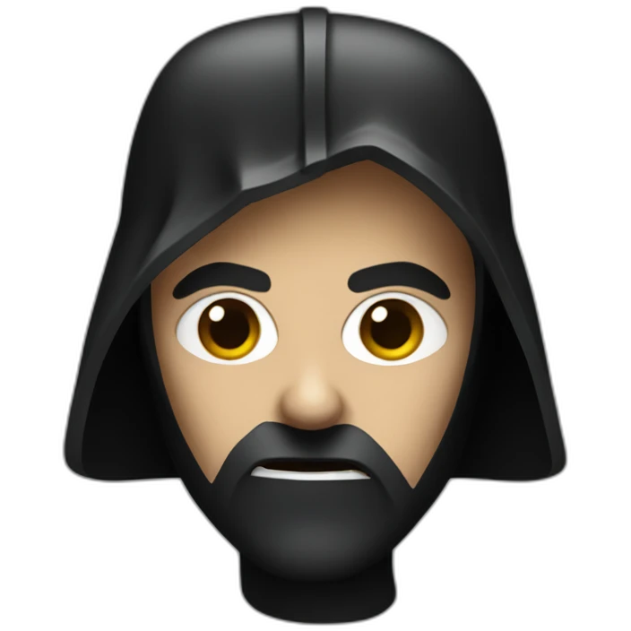 Dark vador face emoji