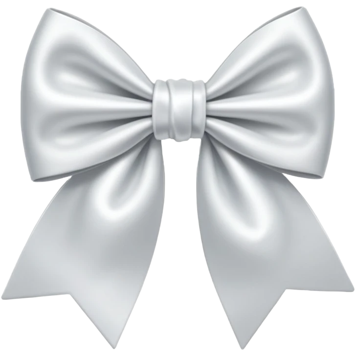 White bow emoji