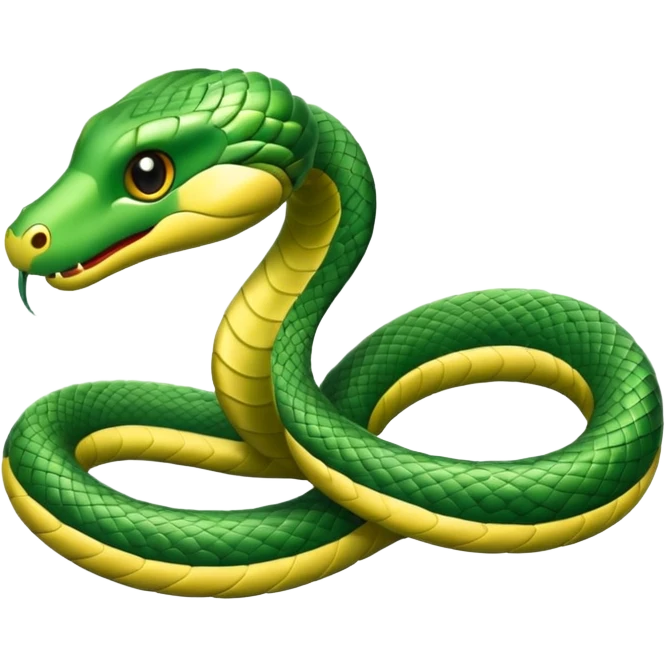 A flying snake emoji