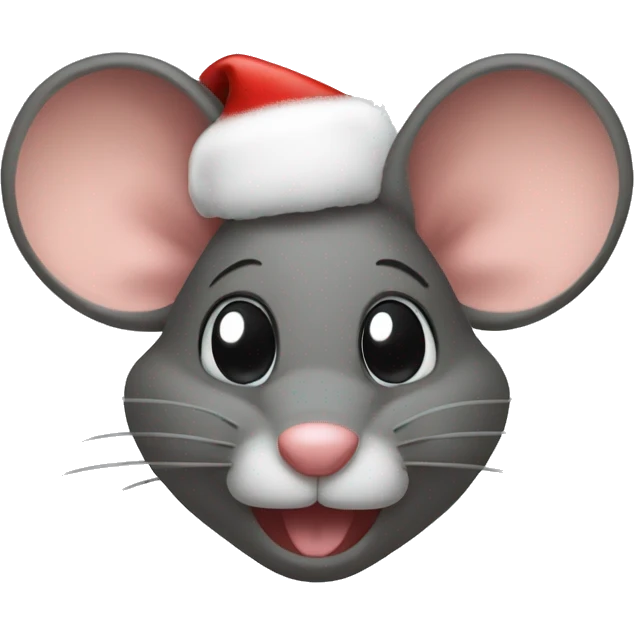 Christmas mouse emoji