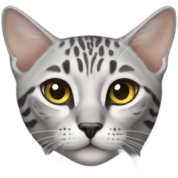 Egyptian Mau cat emoji