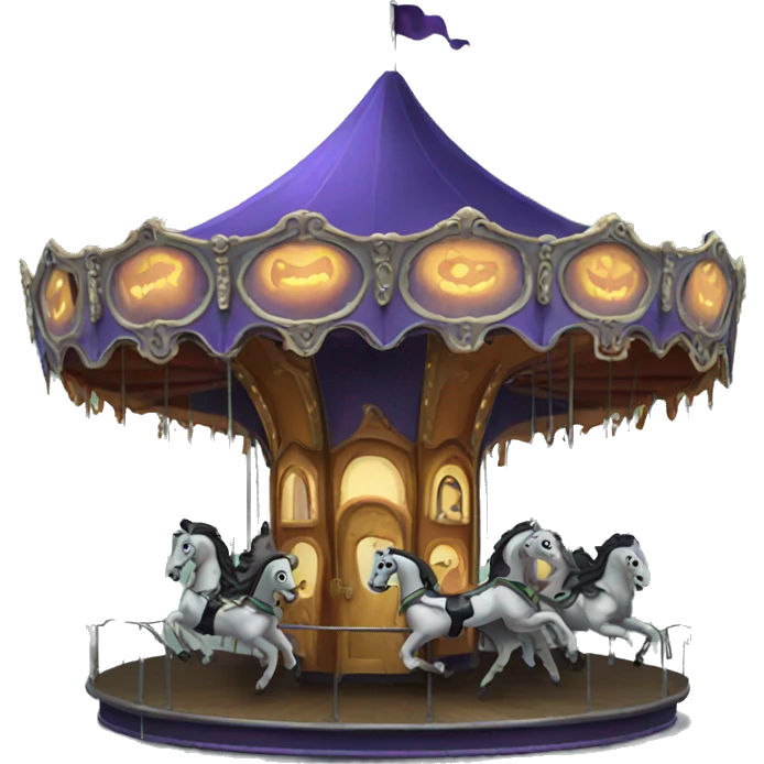 Haunted carousel  emoji