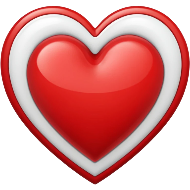 heart with a checkered border emoji