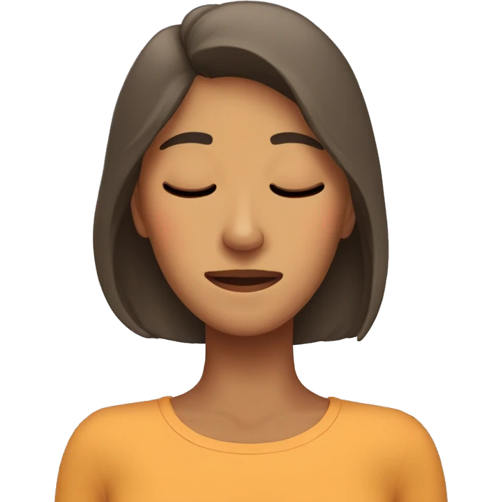 Mujer durmiendo  emoji