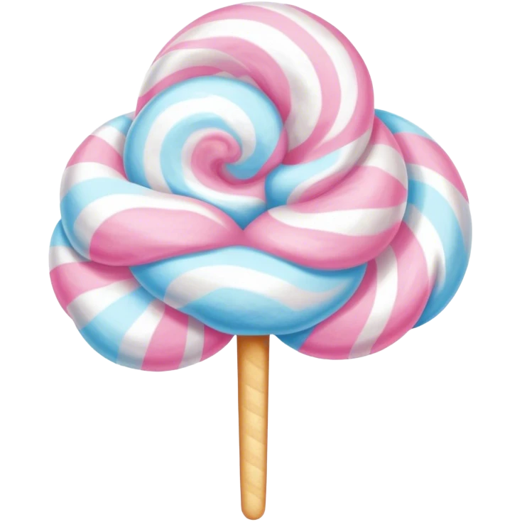 Vintage circus cotton candy emoji