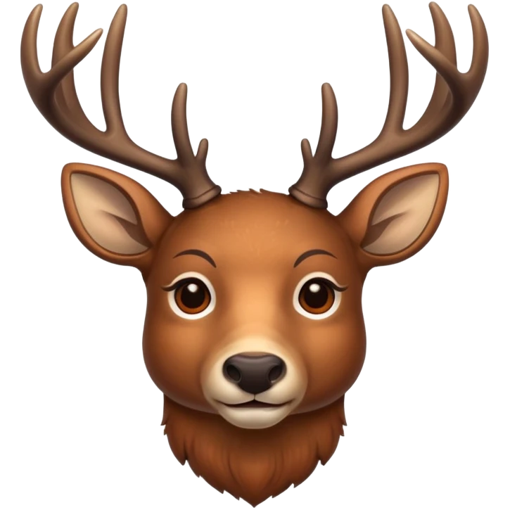 Face of a deer  emoji