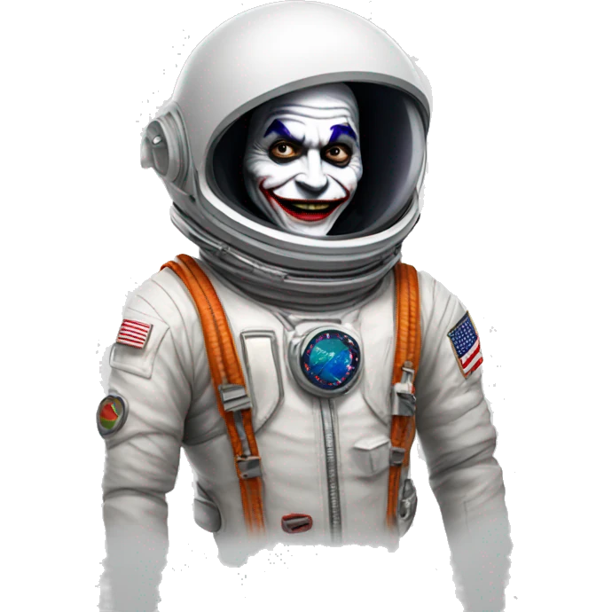 The Joker in an Astronaut Suite emoji