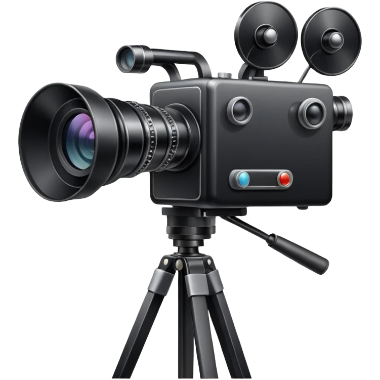 movie camera and setup emoji