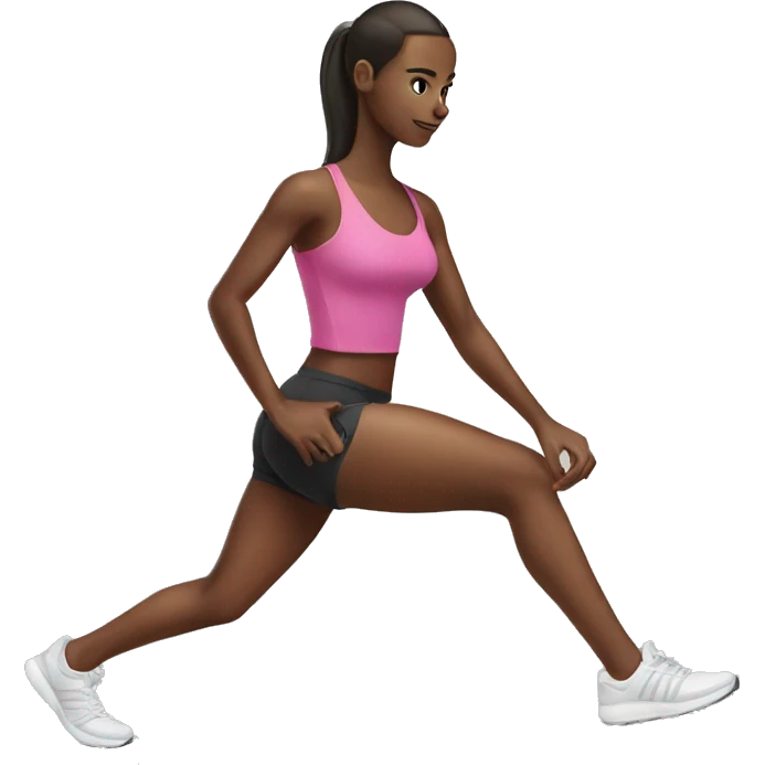 girl legs workout emoji